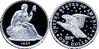 Click to see 1836 Gobrecht Dollar