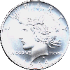 Click to see 1964 Peace Dollar BU Restrike